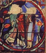 Delaunay, Robert Study of Inlay Glass oil